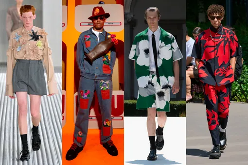 prada, kidsuper, valentino, sacai весна-лето 2024