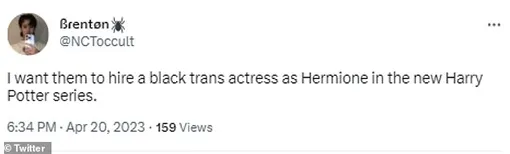«Я хочу, чтобы Гермиону в новом сериале про Гарри Поттера сыграла темнокожая транс-женщина»