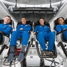 Корабль Crew Dragon с российским космонавтом Гребенкиным на борту запустили к МКС