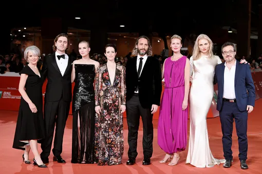 Актерский состав «Девушки...» на Римском кинофестивале, 2018