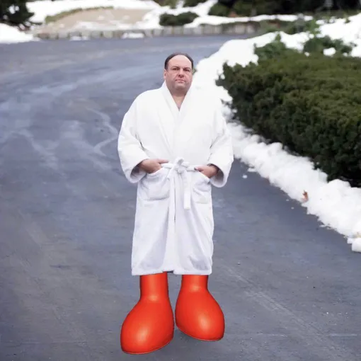 мем про Big Red Boots MSCHF