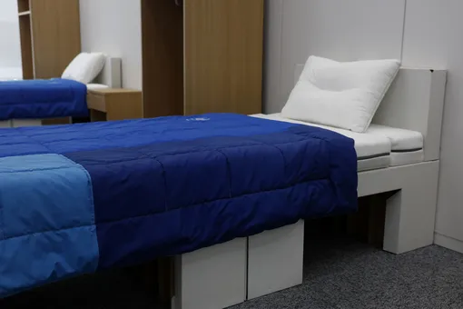 Кровати для спортсменов Олимпиады в Токио сделают из перерабатываемого картона