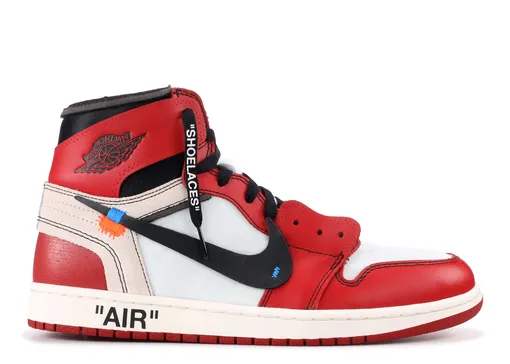 Air Jordan I (расцветка Chicago), созданные Вирджилом Абло для Nike