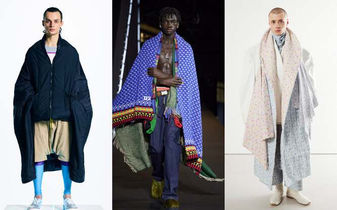 Fumito Ganryu, Dsquared2, Hed Mayner осень–зима 2022 Fumito Ganryu, Dsquared2, Hed Mayner осень-зима 2022