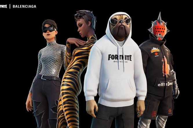 Balenciaga выпустили виртуальную коллекцию одежды для игры Fortnite