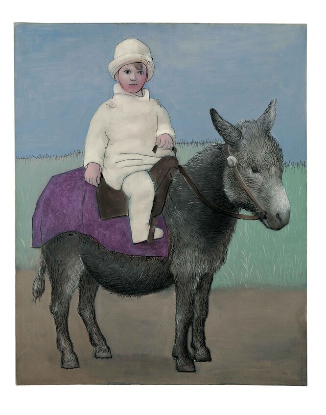 Пабло Пикассо. Поль на ослике. Париж, 15 апреля 1923 Фонд поддержки искусства Альмины и Бернара Руис-Пикассо, Мадрид