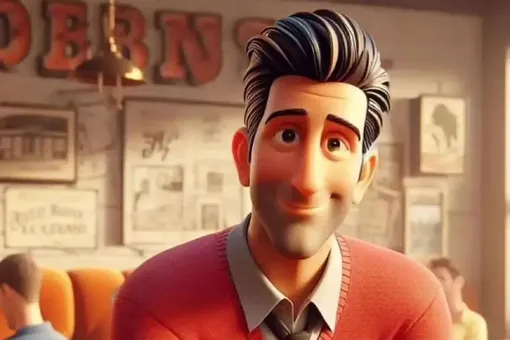 Нейросеть перенесла персонажей «Друзей» в мультфильм Pixar