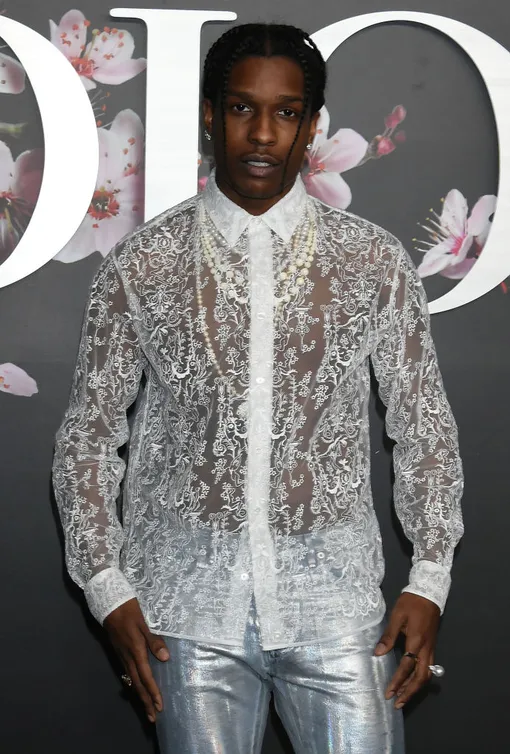 A$AP Rocky на показе Dior