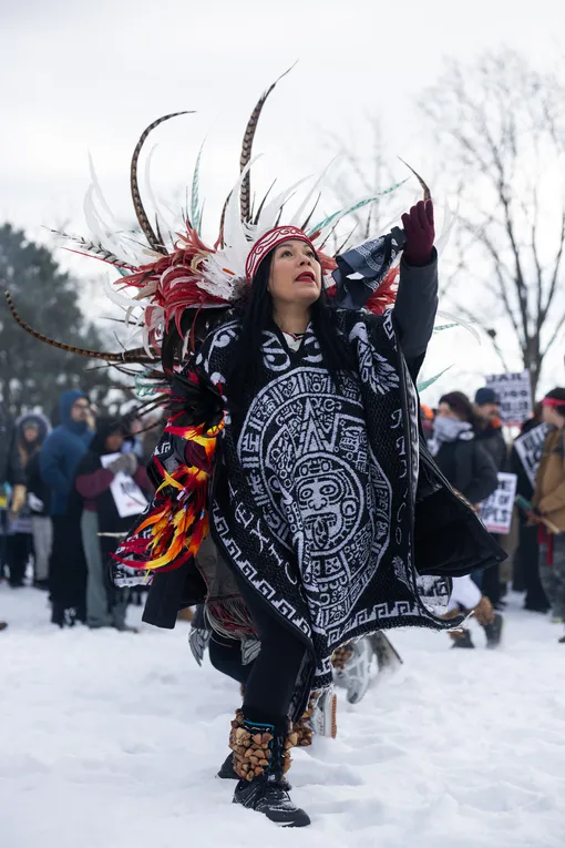 Протесты в Миннеаполисе, 10 января