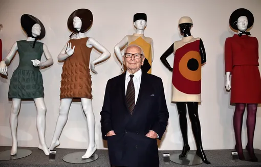 Пьер Карден на открытии своего именного музея в Париже, 2014