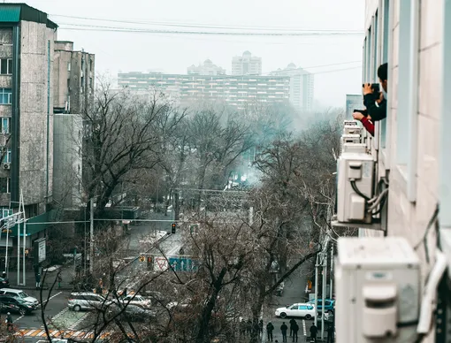 Алматы, 5 января протесты в казахстане
