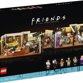 Lego представил набор, созданный по мотивам сериала «Друзья». Он полностью воссоздает квартиры главных героев