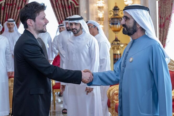 Павел Дуров встретился с премьер-министром ОАЭ