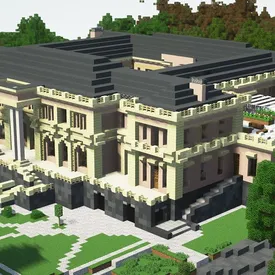 В Minecraft построили точную копию «дворца Путина» из фильма Навального
