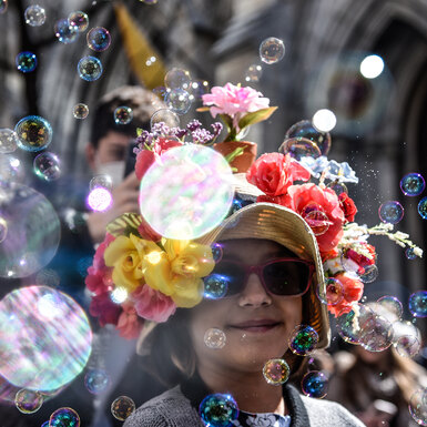 Фото дня: ежегодный пасхальный парад шляп в Нью-Йорке
