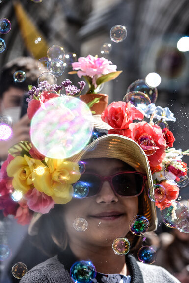 Фото дня: ежегодный пасхальный парад шляп в Нью-Йорке