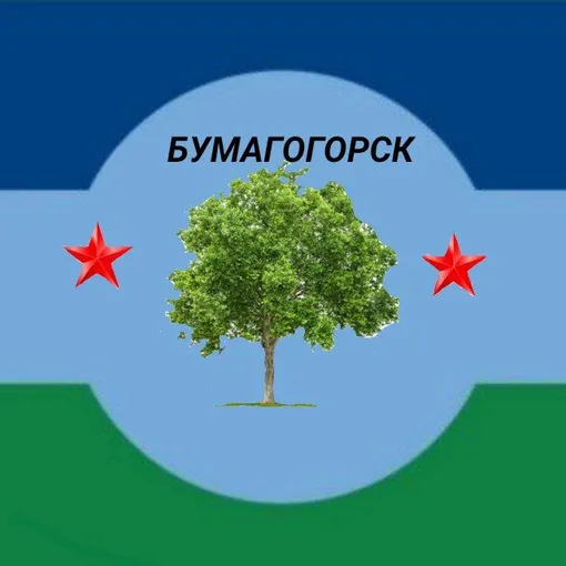Флаг Бумагогорска