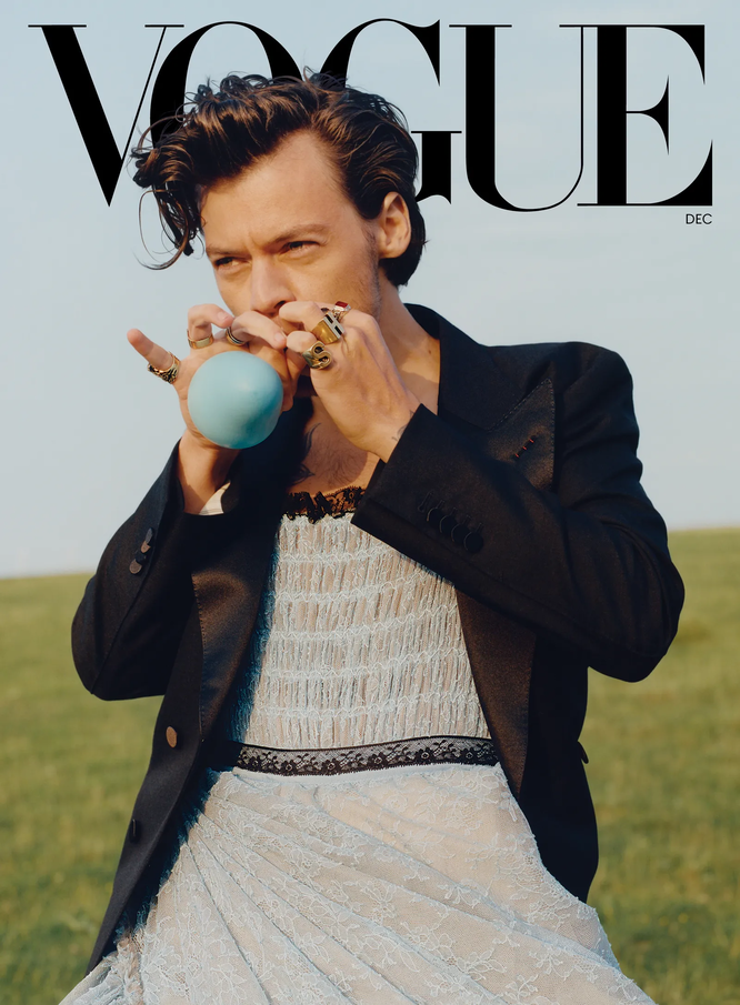 Гарри Стайлс на обложке Vogue