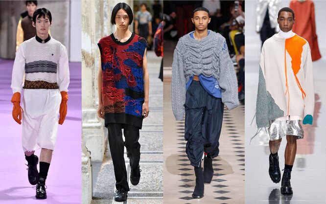 Raf Simons, OAMC, Y/Project, Christian Dada, весна–лето 2020