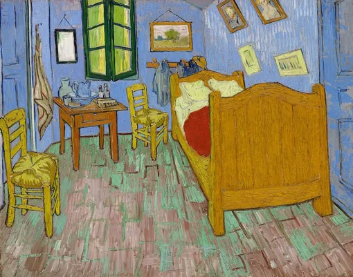 «Спальня в Арле» Винсент ван Гог (1889).