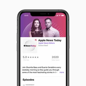 Apple запускает собственный новостной подкаст. Выпуски будут выходить каждый день (кроме выходных) Apple запускает собственный новостной подкаст. Выпуски будут выходить каждый день (кроме выходных)