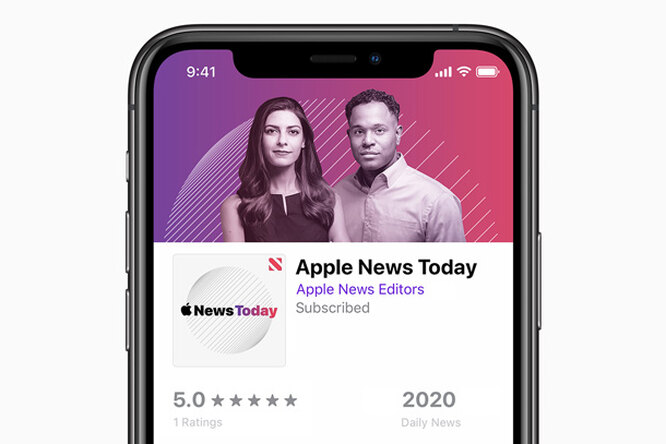 Apple запускает собственный новостной подкаст. Выпуски будут выходить каждый день (кроме выходных)