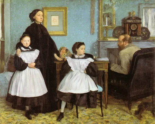 Эдгар Дега, Семейство Белели, 1858–1867. Музей Орсе, Париж