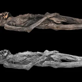 Ученые обнаружили на 2500-летней мумии необычные татуировки