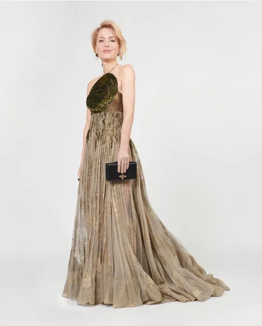 Джиллиан Андерсон в Dior Haute Couture