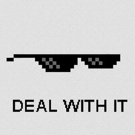 Мем Deal with it продали более чем за 1,8 миллиона рублей на онлайн-аукционе криптографического искусства
