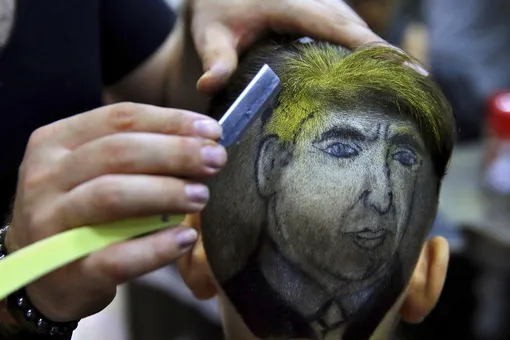 Парикмахер из Сирии создает на головах своих клиентов необычные портреты