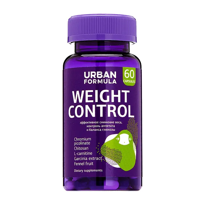 Биологически активная добавка для контроля веса и аппетита Weight Control, Urban Formula