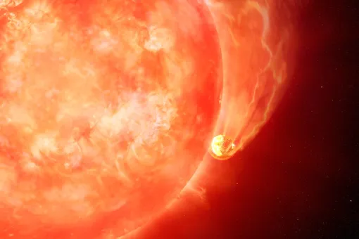 Ученые впервые увидели, как похожая на Солнце звезда поглотила планету. Конец Земли, скорее всего, будет таким же