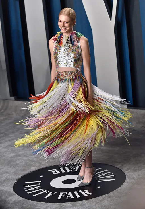 Hunter Schafer at the Vanity Fair Oscar Party, 2020