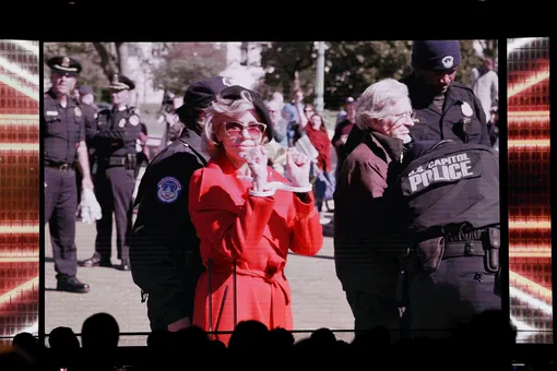 Джейн Фонда записала благодарственную речь для премии BAFTA во время своего ареста