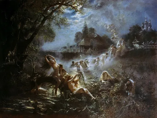 «Русалки», Константин Маковский, 1879