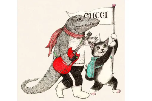 Gucci и художница Юко Хигучи выпустили книгу с играми для детей — ее можно скачать и распечатать