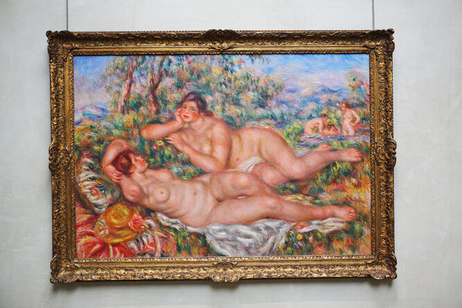 Огюст Ренуар. «Купальщицы» (1918-1919). Музей Орсе Огюст Ренуар. «Купальщицы» (1918-1919). Музей Орсе