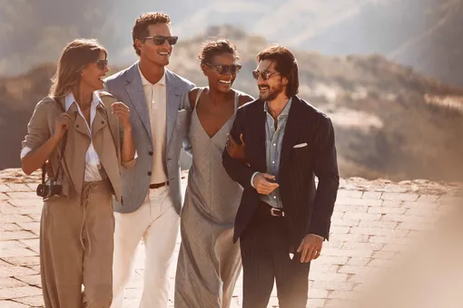 Brunello Cucinelli выпустили первую коллекцию очков совместно с Oliver Peoples