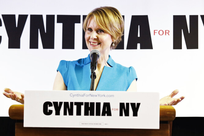 Актриса Синтия Никсон выдвинула свою кандидатуру на пост губернатора Нью-Йорка