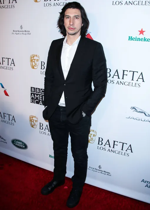 BEVERLY HILLS, LOS ANGELES, CA, USA — JANUARY 05: Actor Adam Driver Arrives At The BAFTA (British Academy Of Film And Television Arts) Los Angeles Tea Party 2019 Held At The Four Seasons Hotel Los Angeles At Beverly Hills On January 5, 2019 In Beverly Hills, Los Angeles, California, United States. КРЕДИТ