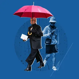 Как одеться в дождь и отлично выглядеть — 5 идей от героев стритстайла