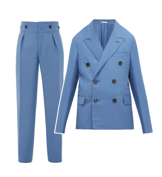 Lanvin: пиджак, €1767 и брюки, €703