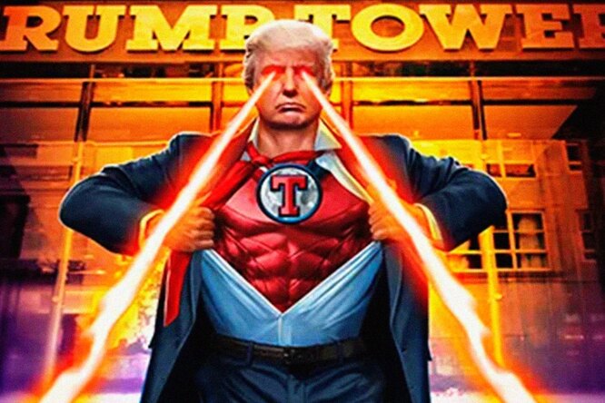 Трамп выпустил коллекцию NFT-карточек, на которых он предстал в образах супергероя, гонщика и астронавта Трамп выпустил коллекцию NFT-карточек, на которых он предстал в образах супергероя, гонщика и астронавта