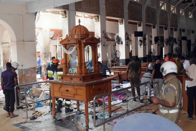Reuters: около 250 человек погибли на Шри-Ланке. Ранее сообщалось о 359 погибших