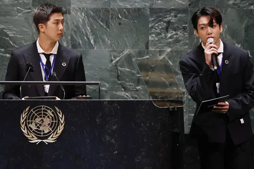 Группа BTS выступила с речью на сессии Генеральной Ассамблеи ООН. Запись их обращения стала самым просматриваемым видео на YouTube-канале организации