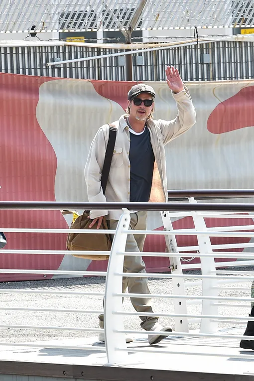 Брэд Питт в Венеции во время Венецианского кинофестиваля, август 2019