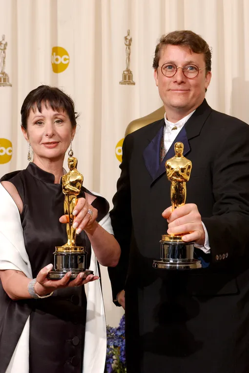 Найла Диксон и Ричард Тейлор на церемонии «Оскар», 2004