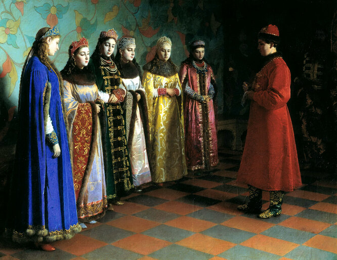 Григорий Седов. «Выбор невесты царём Алексеем Михайловичем», 1882