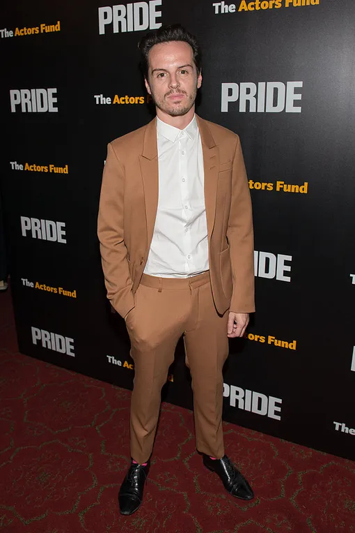 Actor Andrew Scott attends the «Pride» New York Screening at Ziegfeld Theater on September 15, 2014 in New York City. (Photo by Mike Pont/FilmMagic)